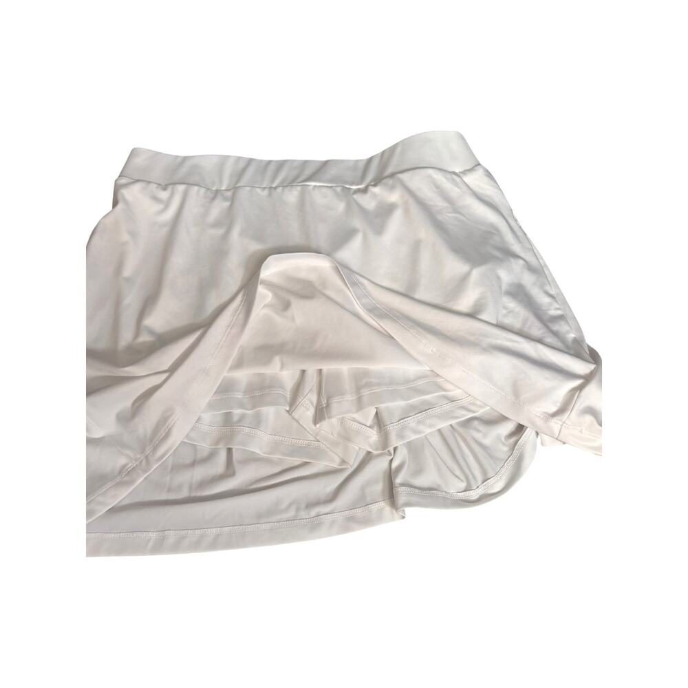 J Crew White Pleated Tennis Skort Size Medium NWT Athletic Preppy Country Club - Picture 6 of 8